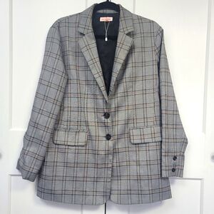 Re:named plaid blazer, medium